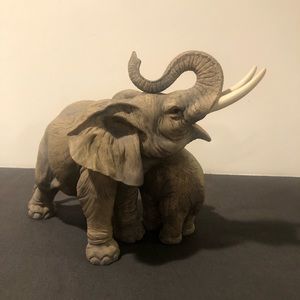 Porcelain elephant figurine